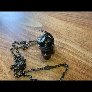 Alexander McQueen skull necklace
